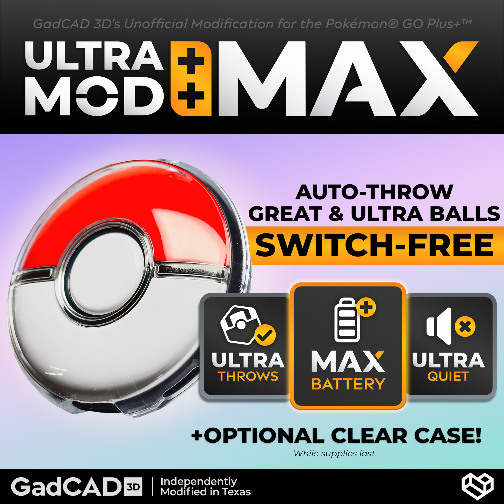 Pokémon GO + Plus Nintendo Pokemon GO Plus Accessory: Pokeball Feature Compatible