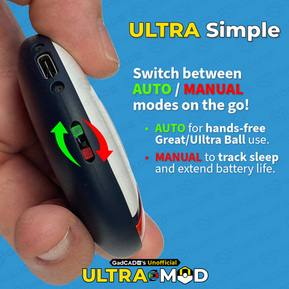 ULTRA MOD | Mail-In Service for Pokémon GO Plus +