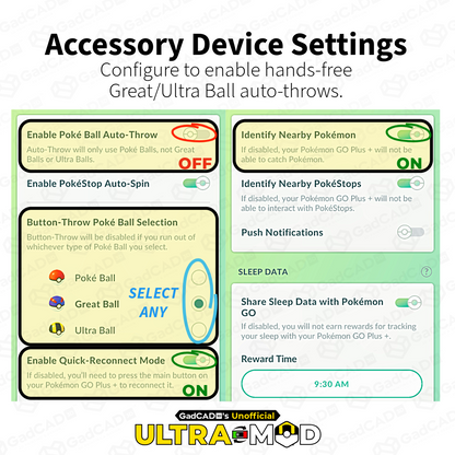 ULTRA MOD | Modified Pokémon GO Plus +